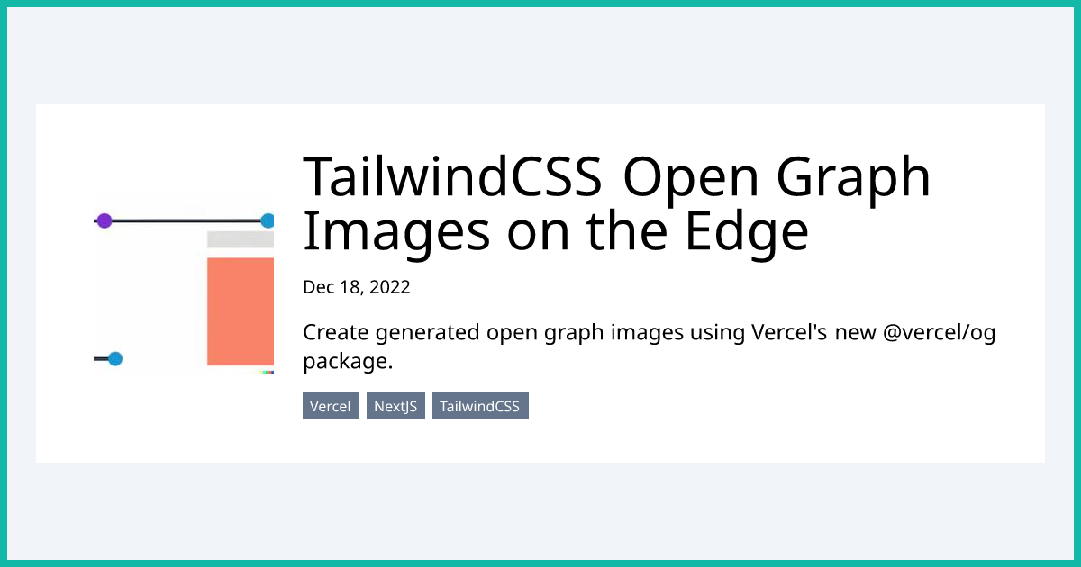 TailwindCSS Open Graph Images on the Edge | Kacey Cleveland Dev